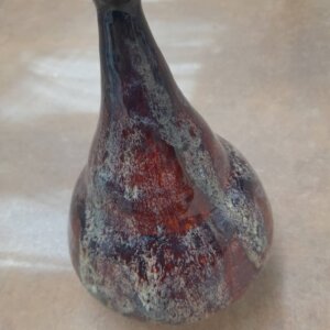 Tall full bodied single stem vase